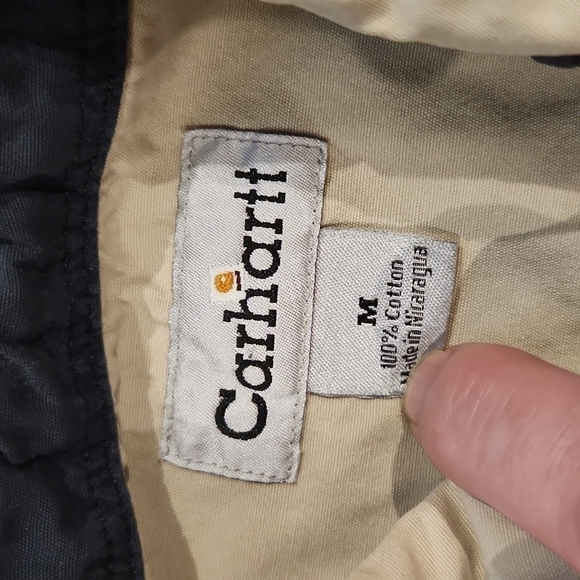 Carhartt Workwear Cream Button-Up Shirt - Picture 6 of 8